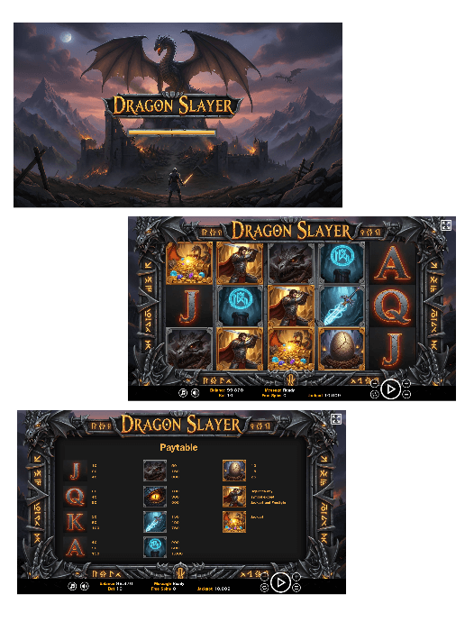 Dragon Slayer - HTML5 Slot Machine