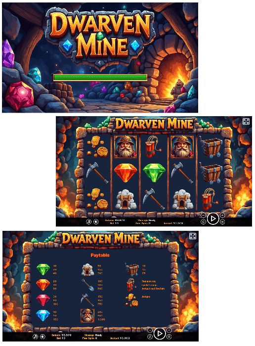 Dwarves Mine - HTML5 Slot Machine
