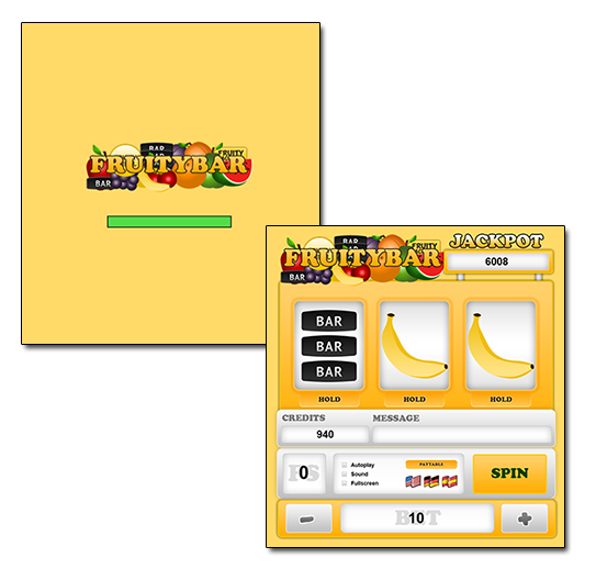 Fruitybar Slot Machine - HTML5 Casino Game