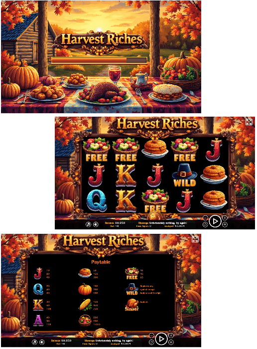Harvest Riches - HTML5 Slot Machine