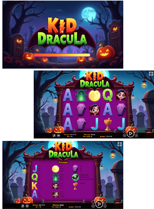 Kid Dracula - HTML5 Slot Machine - 1