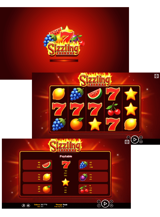 Sizzling Deluxe - HTML5 Slot Machine - 1