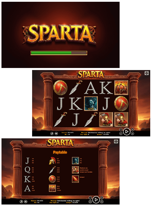 Sparta - HTML5 Slot Machine