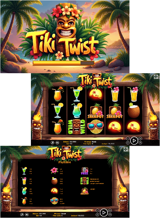 Tiki Twist - HTML5 Slot Machine - 1
